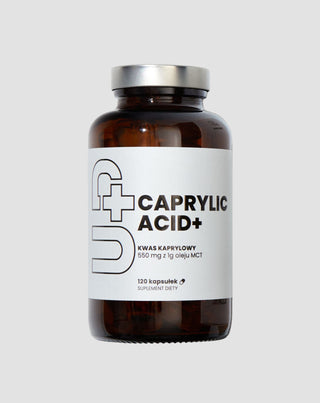 Doplněk stravy UP Caprylic acid+ pro podporu komfortu trávení a zdraví střev UP Health Pharma 120 kapslí - 1