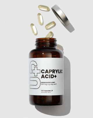 Doplněk stravy UP Caprylic acid+ pro podporu komfortu trávení a zdraví střev UP Health Pharma 120 kapslí - 2
