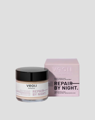 Noční krém na obličej s lipidovou ochranou Second skin Repair by night Veoli Botanica - 1