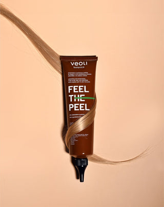 Peeling na pokožku hlavy Feel the peel s komplexem kyselin AHA/BHA a šťávou z aloe Veoli Botanica_1 - 4