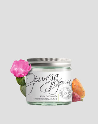 Krém proti vráskám s opunciovým olejem, koenzym Q10, vit. C a E E-Fiore - 1