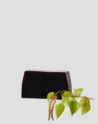 Tvrdá šamponová tyčinka - Dehet s rozmarýnovým olejem a jílem E-Fiore - 1