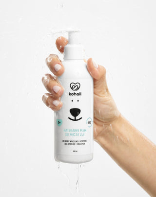 Přírodní koupelový gel pro děti od 1. dne života hypoalergenní 2v1 Kohaii - 2
