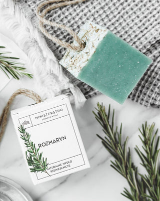Veganské mýdlo v kostce Rozmarýn Ministerstwo Dobrego Mydła