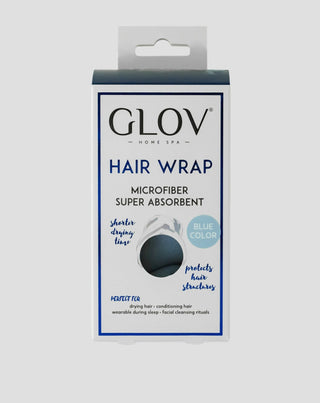 Bílý turban na vlasy zkracuje dobu schnutí pro všechny typy vlasů Vlasový zábal Glov - 2