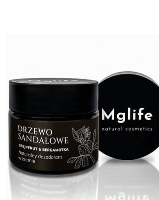 Krémový deodorant Santalové dřevo, grapefruit a bergamot Mglife - 4