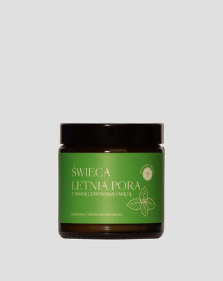 Svíčka s vůní citronové trávy a máty. Letní čas Mglife - 1