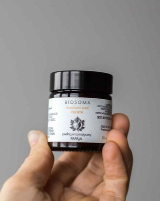 Enzymový peeling – papája maska pro všechny typy pleti, řada RAW Biosoma - 2