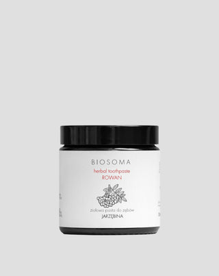 Bylinná přírodní zubní pasta pro jeřabina– řada RAW Biosoma - 1