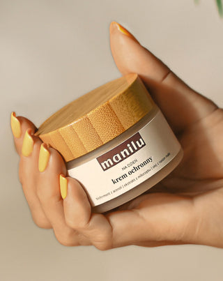 Ochranný denní krém s bambuckým máslem s vitamínem C a malinovým olejem Manilu - 3