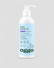 Lososový olej pro psy Omega-3 EPA a DHA na srdce, mozek a imunitu Oggo 250 ml