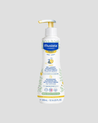 Výživný mycí gel s Cold Cream a organickým včelím voskem Mustela - 1