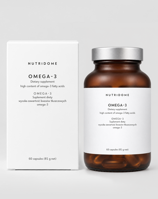 Omega-3 pro imunitu a správnou funkci mozku, srdce a zraku 1100 mg/den Nutridome 60 ks