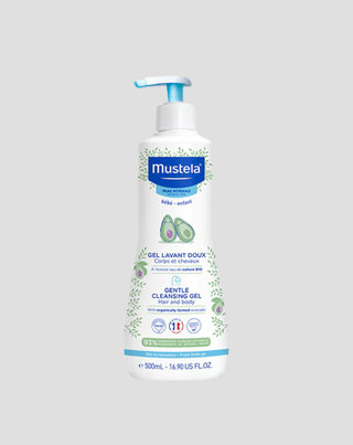 Jemný mycí gel s organickým avokádem Mustela - 1