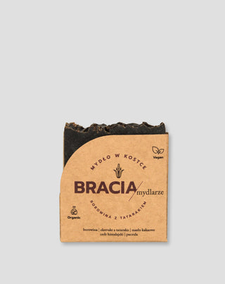 Antibakteriální a protiplísňové tuhé mýdlo Rašelina s kalamusem Bracia Mydlarze - 1