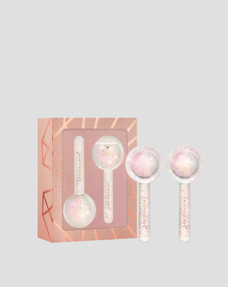 Kryoliftové ledové koule Skleněné masážní kuličky Crystallove - 1