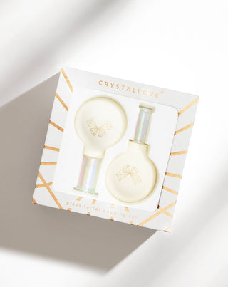 Skleněné baňky pro masáž obličeje, krku a dekoltu Crystallove_5 - 4