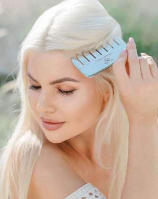 Hřeben na masáž pokožky hlavy a těla z nerezové oceli Cryo ice comb Crystallove_2 - 2