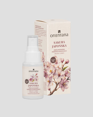 Hydratační tělová a vlasová mlha s vůní japonské sakury Orientana_2 - 2