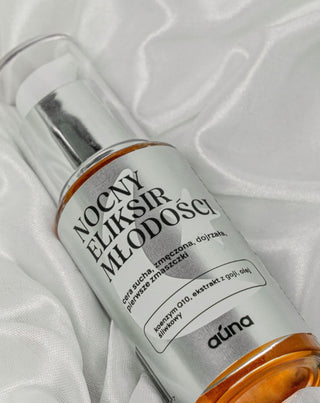 Noční elixír mládí s koenzymem Q10 pro suchou, unavenou a zralou Auna - 3