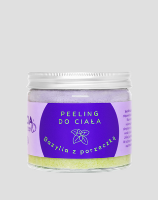 Přírodní solný peeling pro zlepšení nálady Bazalka s rybízem Bracia Mydlarze - 1