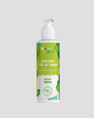 2 v 1 šampon a tělový mycí gel pro děti s vůní jablek HiSkin - 1