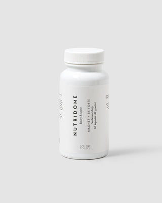 Hořčík + B6 Forte Tablets pro kontrakce nohou, telata, únava a stres nutridome 60 tobolek - 4
