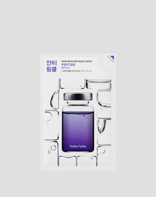 Peptidová pleťová maska pro obnovu pružnosti pleti Skin Rescue Mask Sheet Holika Holika - 1