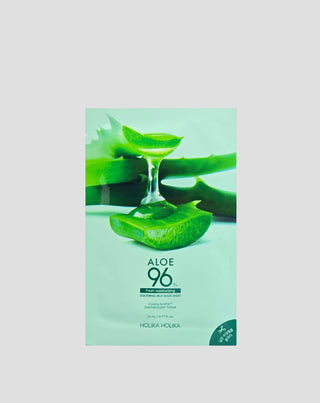 Zklidňující pleťová maska obsahující 96% výtažku z aloe Holika Holika - 1
