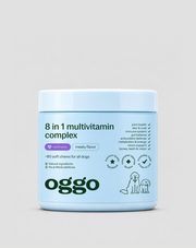 Multivitamin pro psy 8 v 1 na imunitu, srst a vitalitu Oggo 180 g
