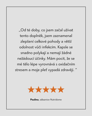 Glutation GSH v kapslích antioxidant na podporu imunitního systému Nutridome 60 ks