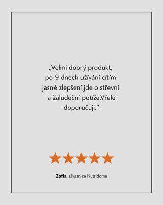 Butyrát sodný 620 mg/den na střeva, záněty a poruchy mikroflóry Nutridome 60 ks - 5