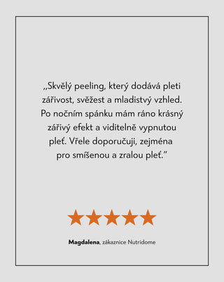 Peeling na obličej s aha+bha 30% kyselinami Nutridome