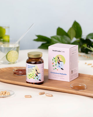 Doplněk stravy na podporu vysokého cholesterolu s monakolinem K Cholesterol Natural+ Health Labs Care 60 kapslí - 2