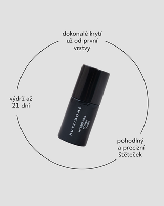 Hybridní lak na nehty UV/LED Ocean Blue 003 Nutridome - 4