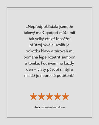 Masážní kartáč na pokožku hlavy z měkkého silikonu podporující mikrocirkulaci Twisty