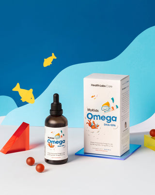 EPA a DHA omega-3 kyseliny v kapkách pro děti MyKids Omega Health Labs Care - 2