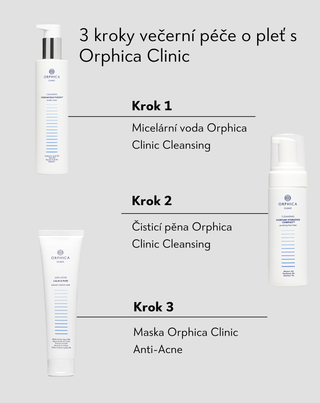 Čisticí a regenerační maska s bílým jílem Anti-Acne Orphica Clinic 100 ml - 4