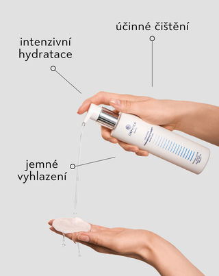 Micelární voda pro odlíčení a čištění s močovinou, kyselinou hyaluronovou a glykolovou Cleansing Orphica Clinic 200 ml - 2