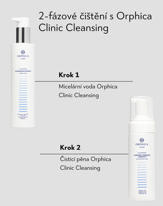 Micelární voda pro odlíčení a čištění s močovinou, kyselinou hyaluronovou a glykolovou Cleansing Orphica Clinic 200 ml - 4