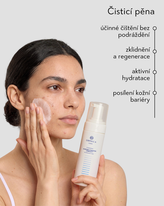 Čisticí pěna na obličej s betainem, panthenolem a alantoinem Cleansing Orphica Clinic 150 ml