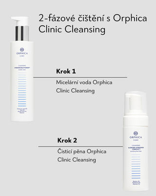 Čisticí pěna na obličej s betainem, panthenolem a alantoinem Cleansing Orphica Clinic 150 ml