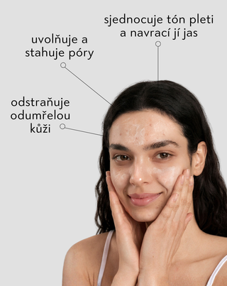Pleťový peeling s niacinamidem, panthenolem, BHA a mikrogranulemi Anti-Acne Orphica Clinic 100 ml - 2