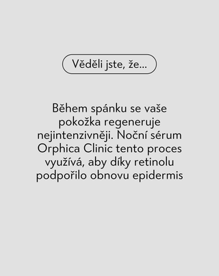 Noční sérum podporující regeneraci problematické pleti Anti-Acne Orphica Clinic 50 ml