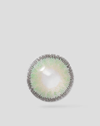 Zelené kontaktní čočky se stříbrnými proužky, nulové čočky green moons č. 3 Ovio - 3