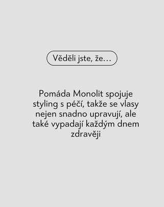Pomáda na styling vlasů pro modelování a fixaci účesu pro muže Monolit 55 g - 4