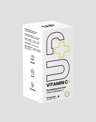 Suplement UP Vitamin C+ pro komplexní podporu imunity při citlivém žaludku Up Health Pharma 90 kapslí - 1