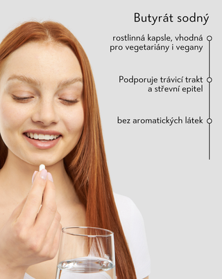 Butyrát sodný 620 mg/den na střeva, záněty a poruchy mikroflóry Nutridome 180 ks - 2