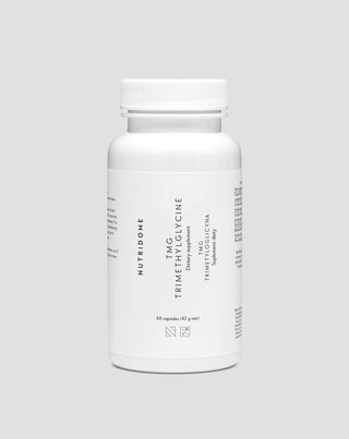 Trimethylglycin Betain TMG pro metabolismus homocysteinu a podporu kardiovaskulárního systému Nutridome 60 ks
