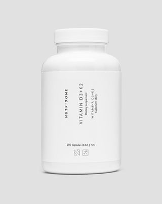 Vitamíny D3+K2 s inulinem na podporu kosterního systému a imunity Nutridome, 180 ks